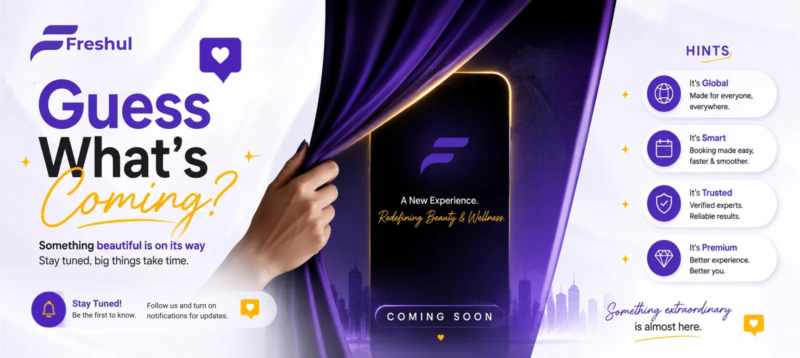 Launch banner: guess what’s coming