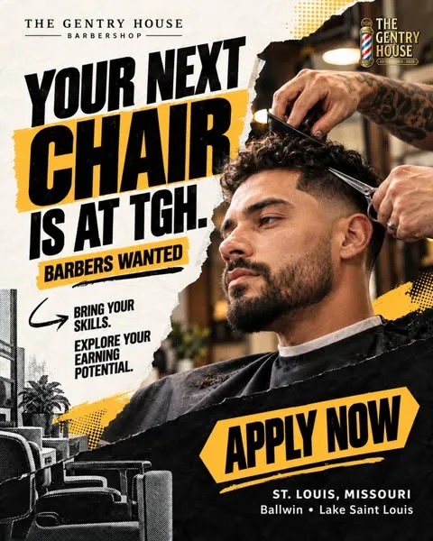 A Gentry House recruiting ad: “Your next chair is at TGH”